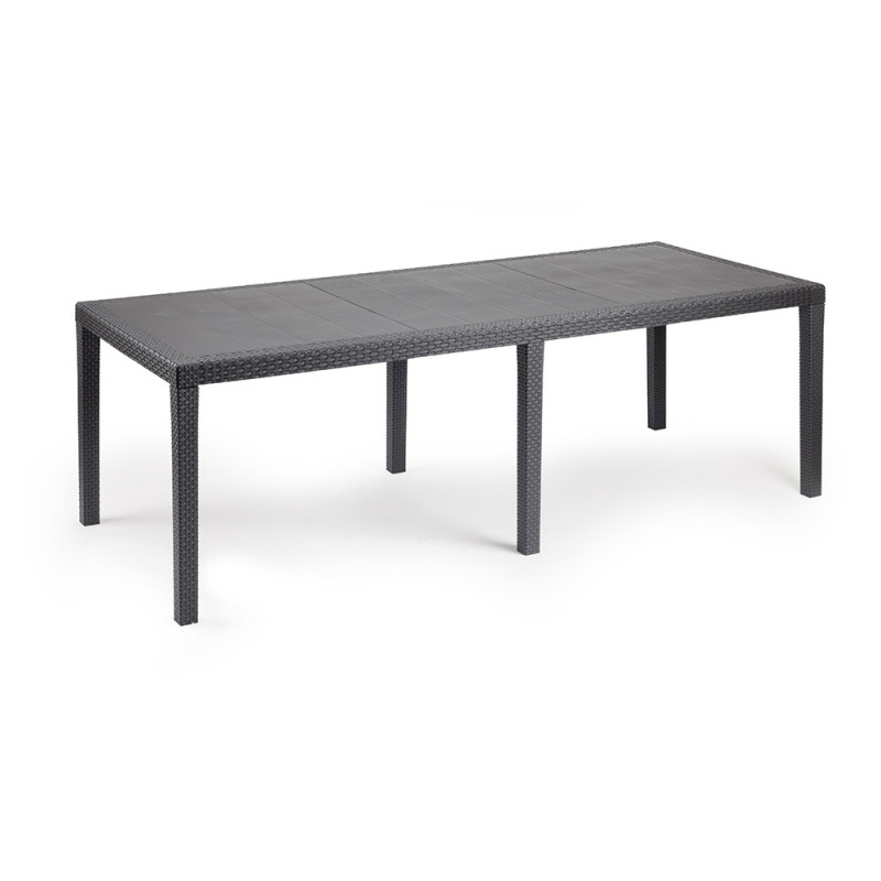 Mesa extensible 150-220x90 antracita ipae progarden  160,90 €